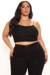 KiKi Cropped Top - Black