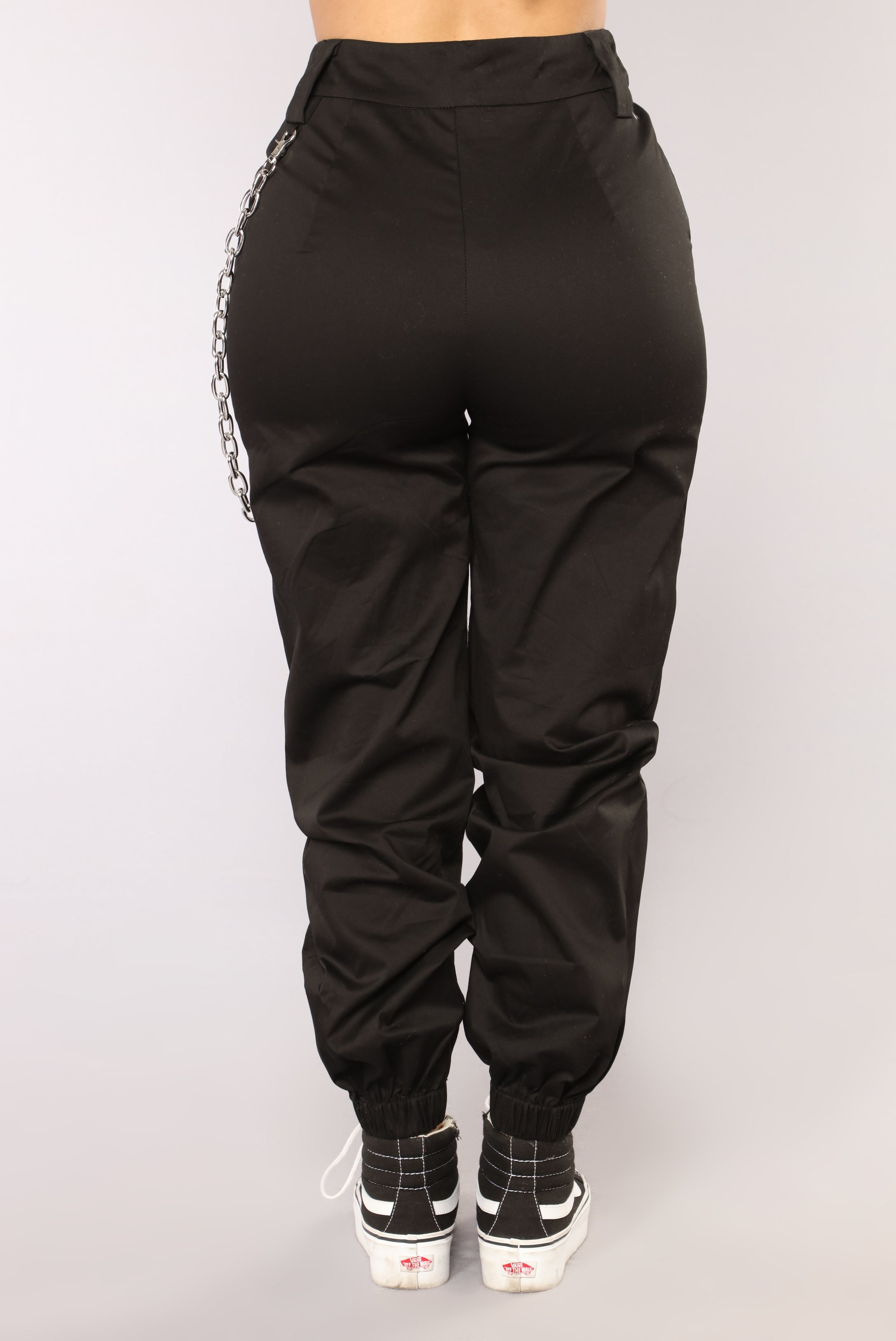 all black joggers