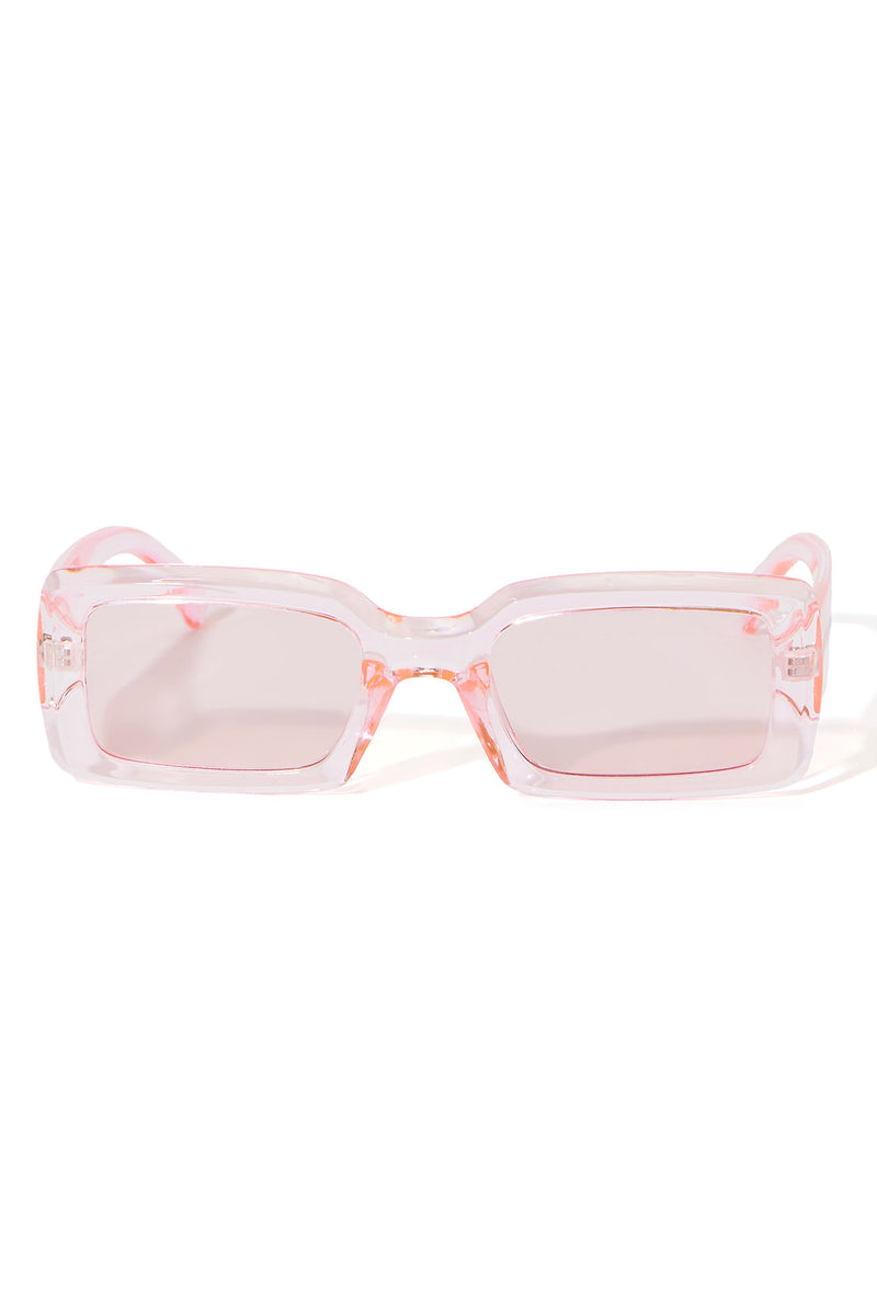 Crystal Chic Sunglasses - Pink | Fashion Nova, Sunglasses | Fashion Nova