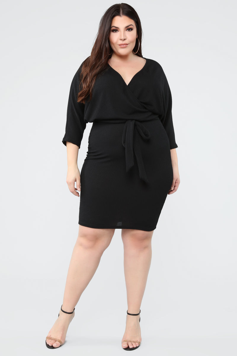 Vivid Vibe Belted Midi Dress - Black | Fashion Nova, Dresses | Fashion Nova