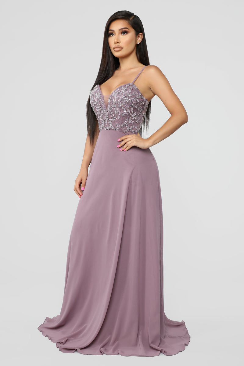 Glamorous Night Embellished Gown - Lilac | Fashion Nova, Dresses ...