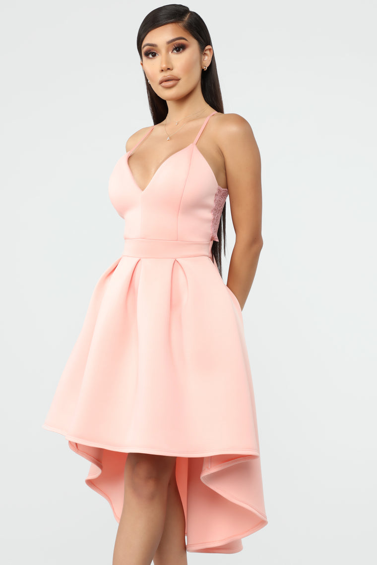 blush pink dress fashion nova