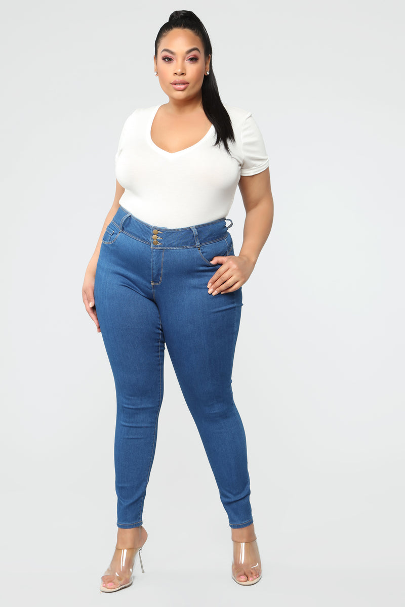 With Ease Booty Shaping Jeans - Medium | Fashion Nova, Jeans | Fashion Nova