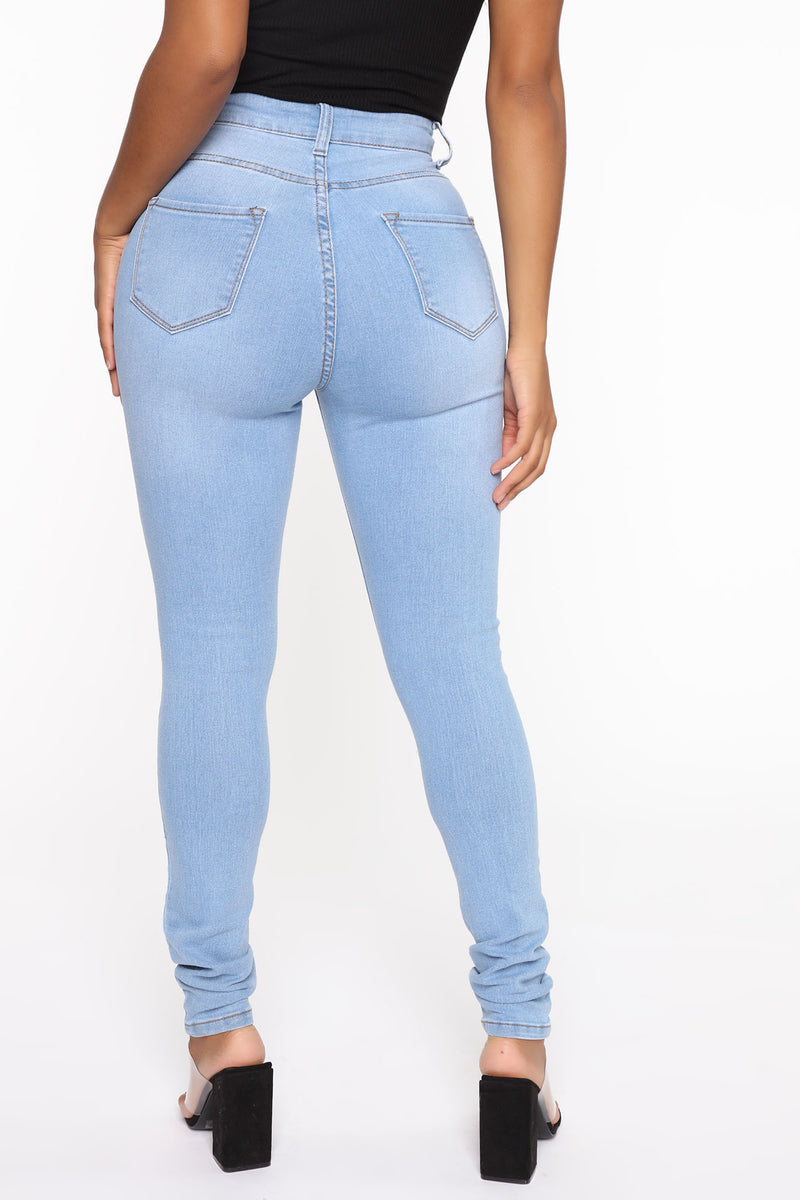 First Pick High Rise Jeans - Light Blue Wash | Fashion Nova, Jeans ...