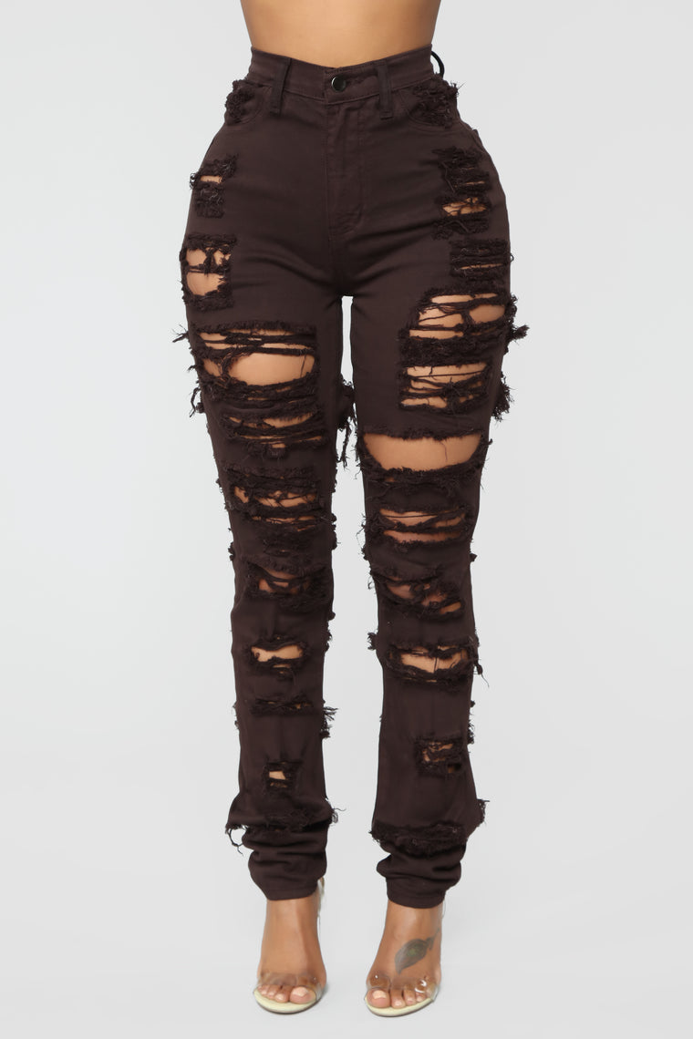 ripped jeans women's fashion nova