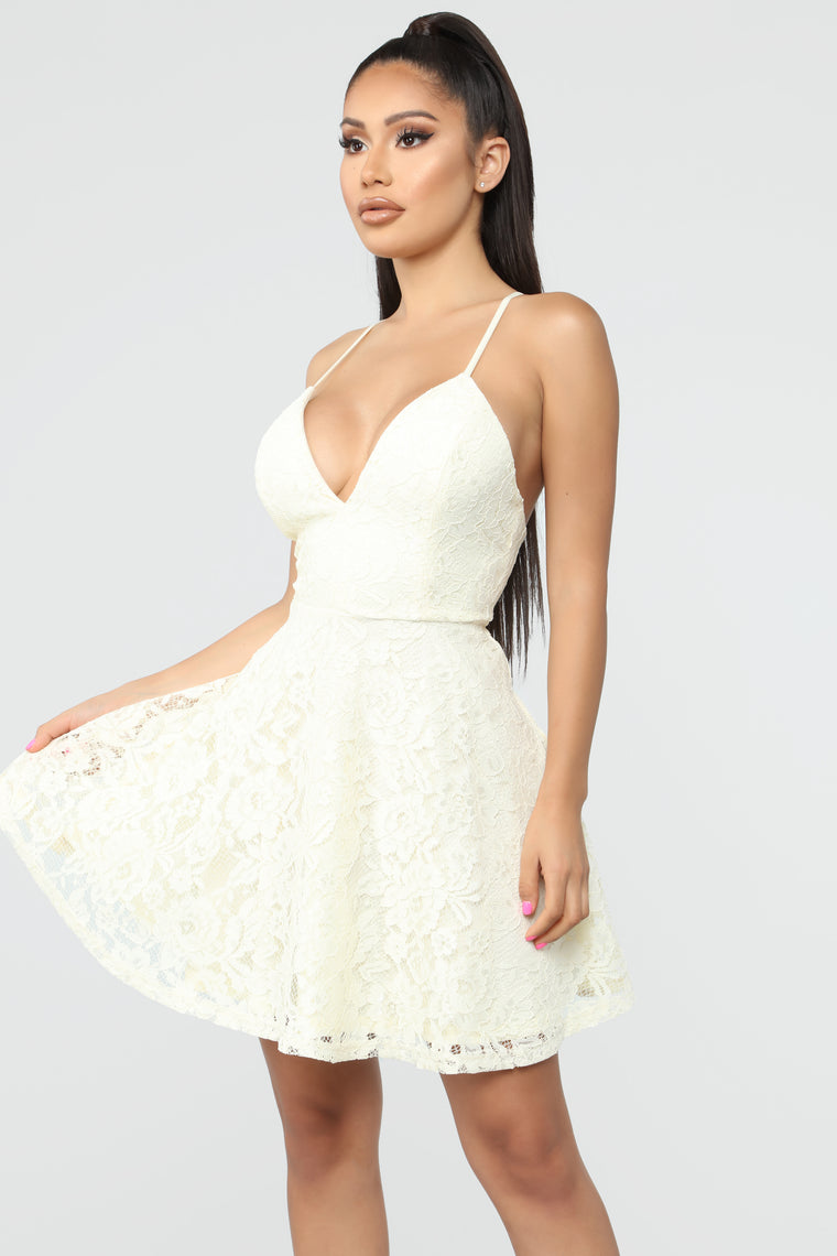 fashion nova short white dress