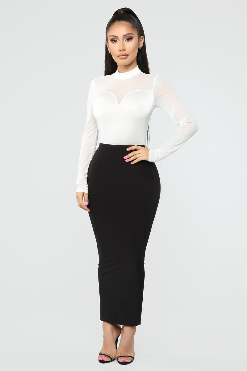 Miss Popular Bodysuit - White | Fashion Nova, Bodysuits | Fashion Nova