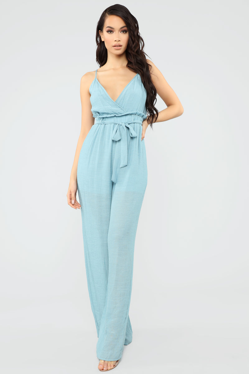 Got It Goin' On Jumpsuit - Dusty Blue | Fashion Nova, Jumpsuits ...