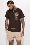 Reality Short Sleeve Tee - Brown