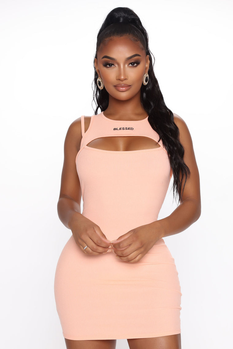 cut out dress fashion nova