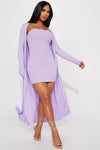 Mirabelle Mini Dress Set - Lavender