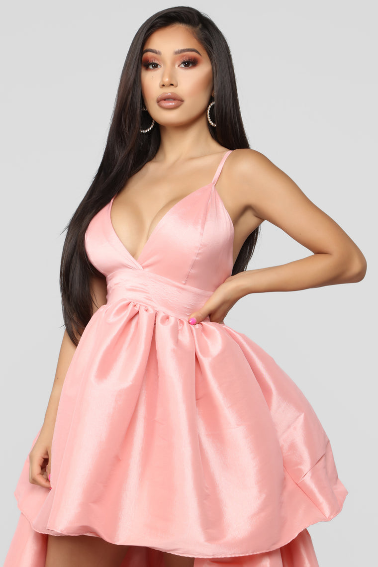 light pink dress fashion nova