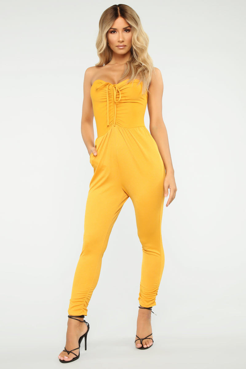 Cute Comfort Tube Jumpsuit - Yellow | Fashion Nova, Jumpsuits | Fashion ...