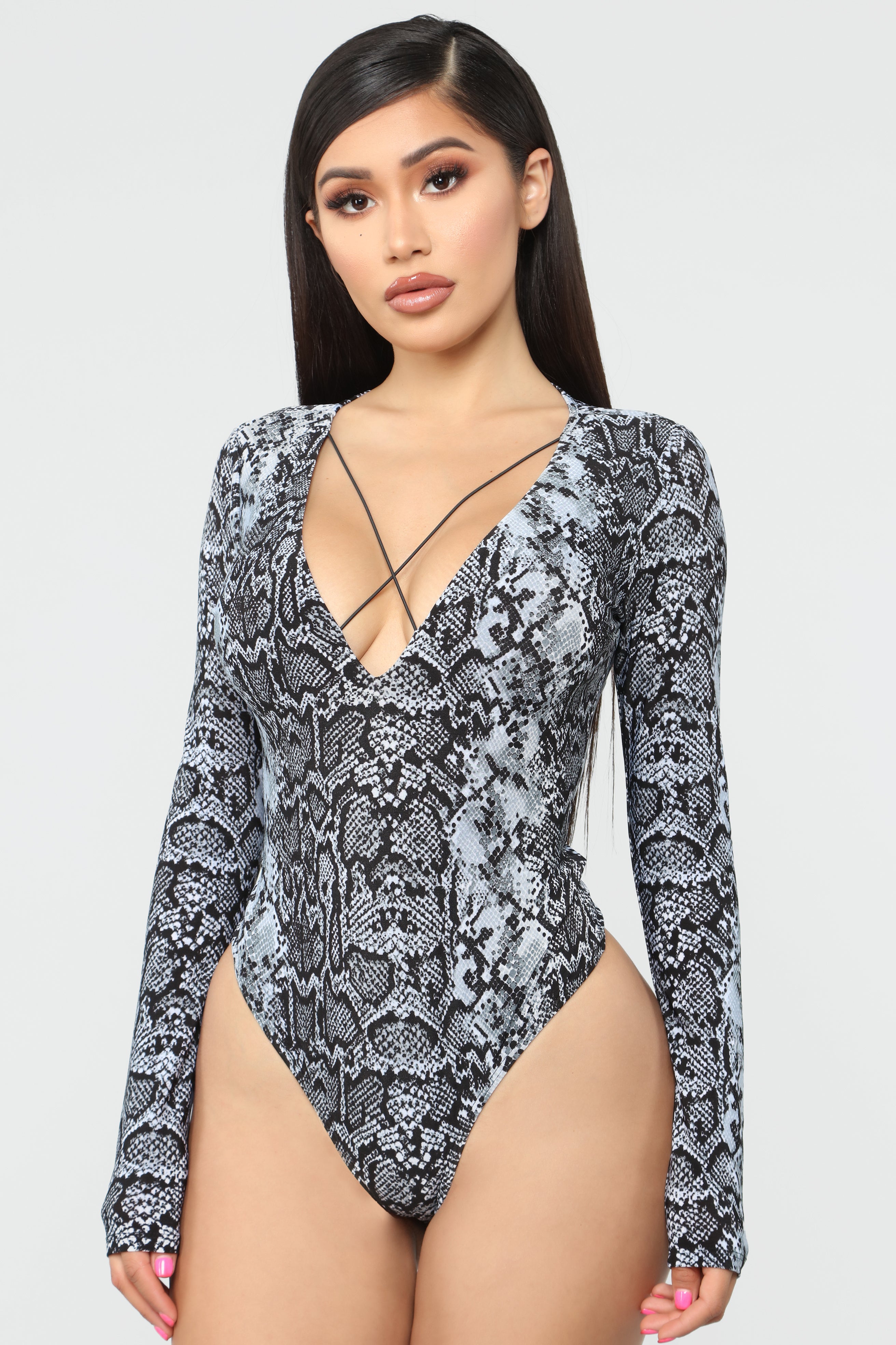 snakeskin leotard