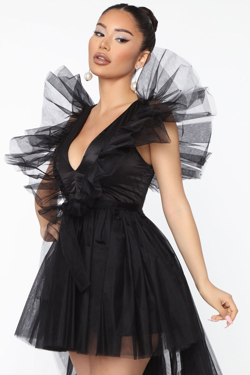 Play It Tulle High Low Dress - Black | Fashion Nova, Dresses | Fashion Nova