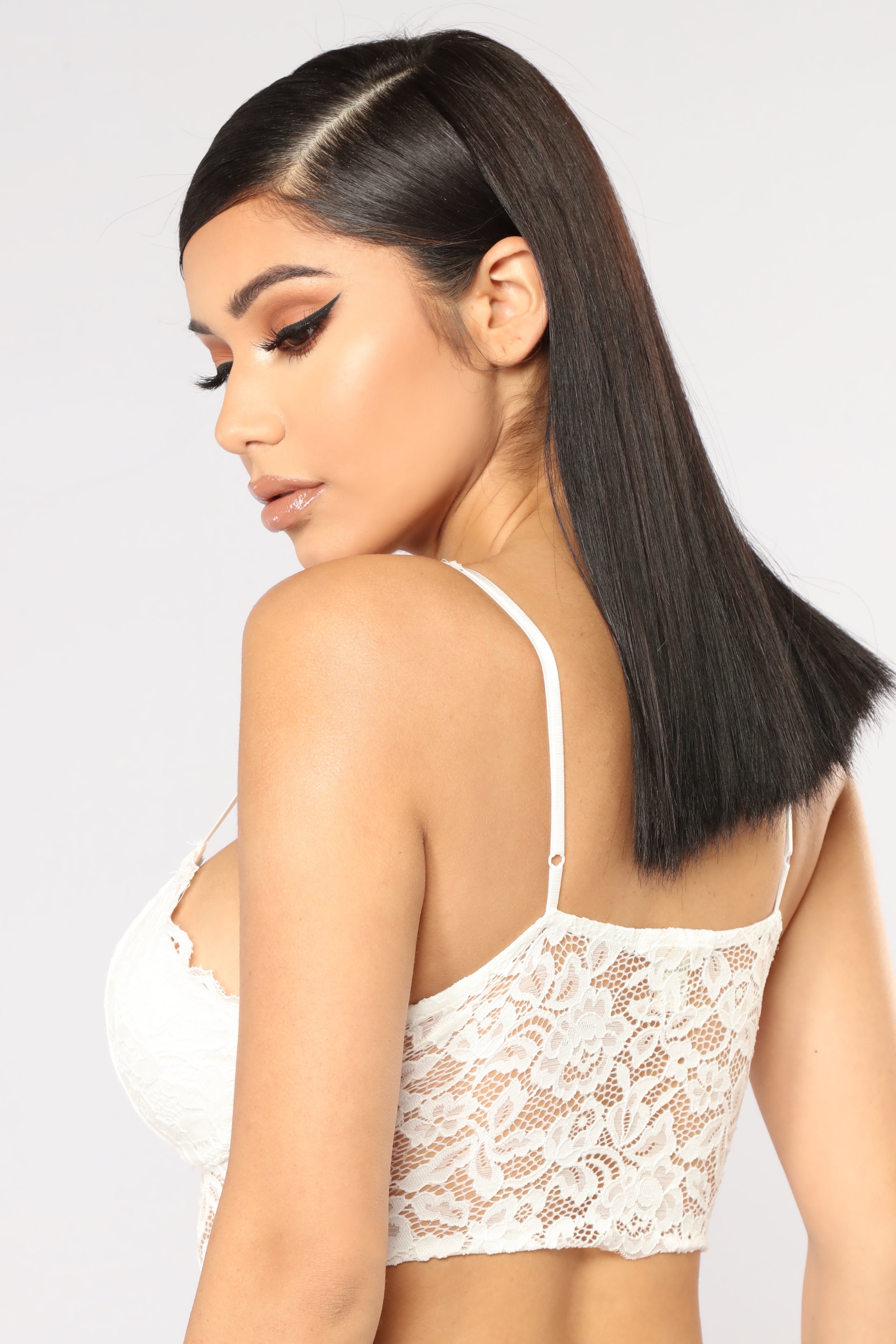 Dahlia Lace Bralette Off White Fashion Nova