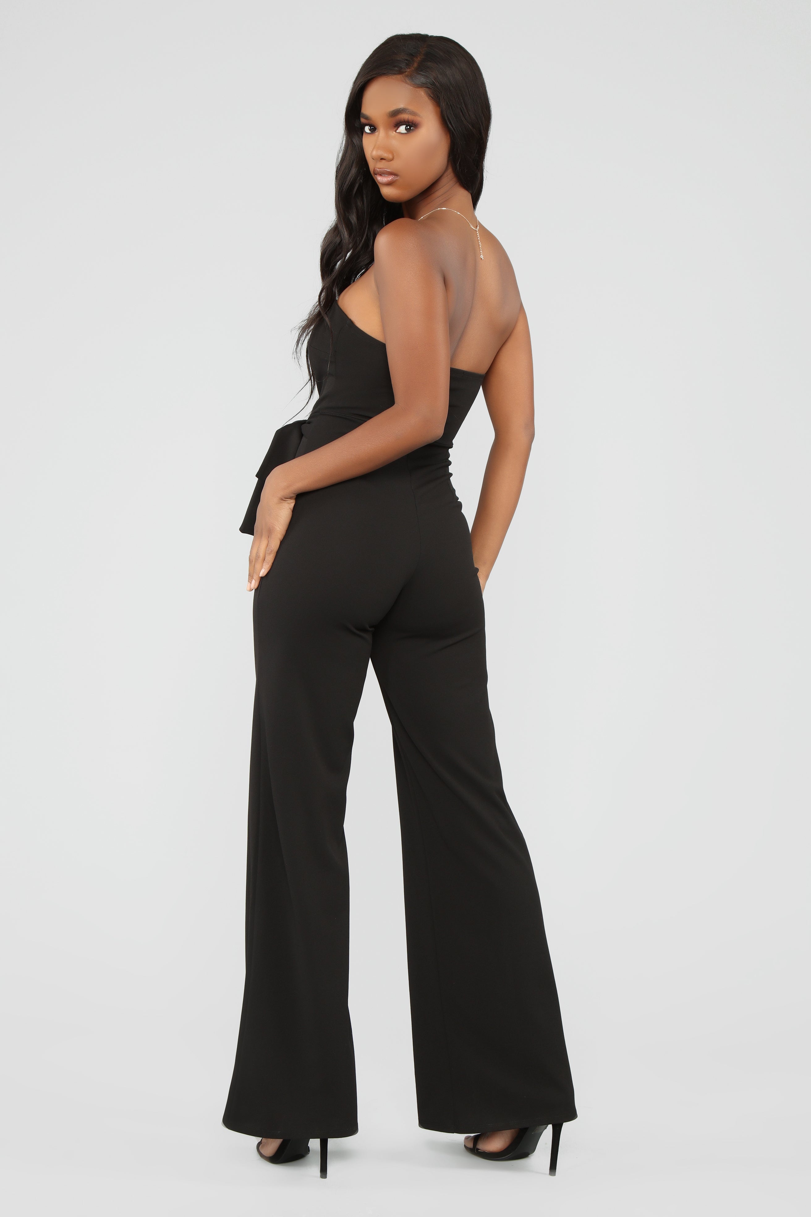 Not In The Mood Tube Jumpsuit - Black