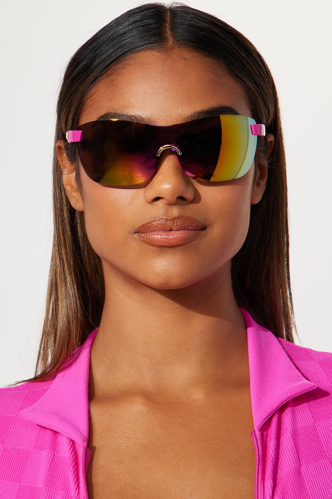 Kollisionskursus Emigrere neutral My Own Muse Sunglasses - Neon Pink/combo | Fashion Nova, Sunglasses |  Fashion Nova