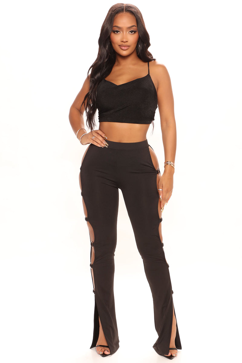 Making The Cut Out Pant 33 - Black | Fashion Nova, Pants | Fashion Nova