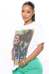 Bob Marley Roots Rock Reggae Tee - White Wash