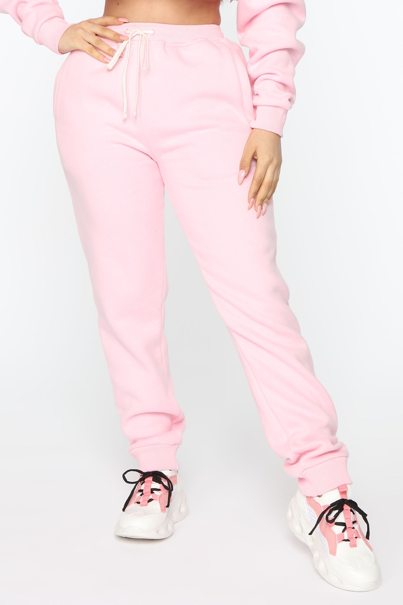 baby pink sweatpants