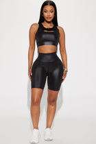 A List Active Biker Short - Black