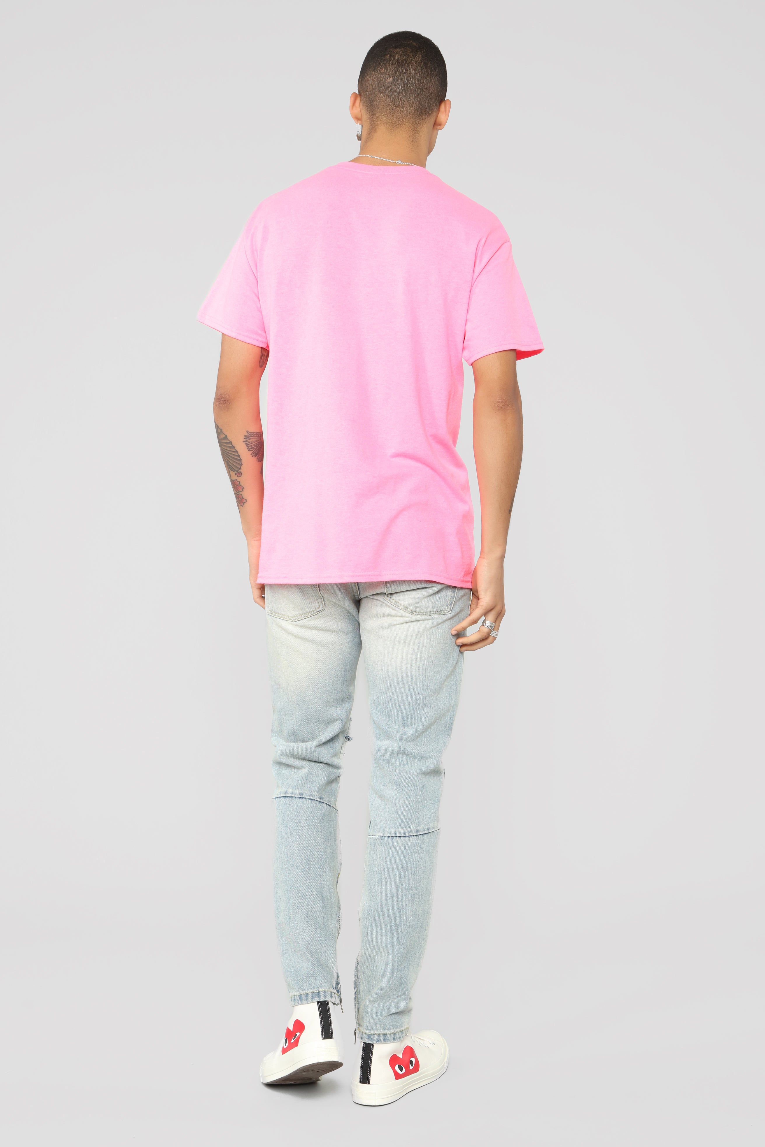 I Get Around Short Sleeve Tee - Pink/combo – Fashion Nova