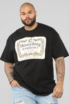 Hennything Is Possible Short Sleeve Crew Tee - Black