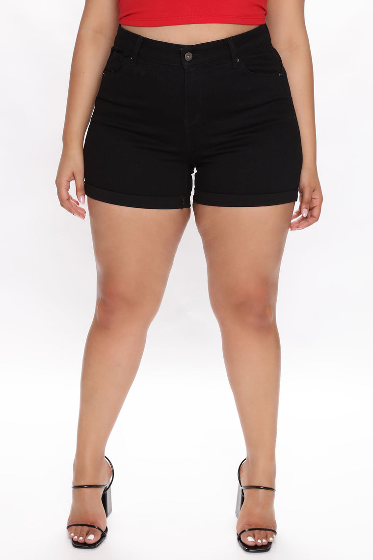 Love of My Life High Rise Shorts - Black - Jean Shorts - Fashion Nova