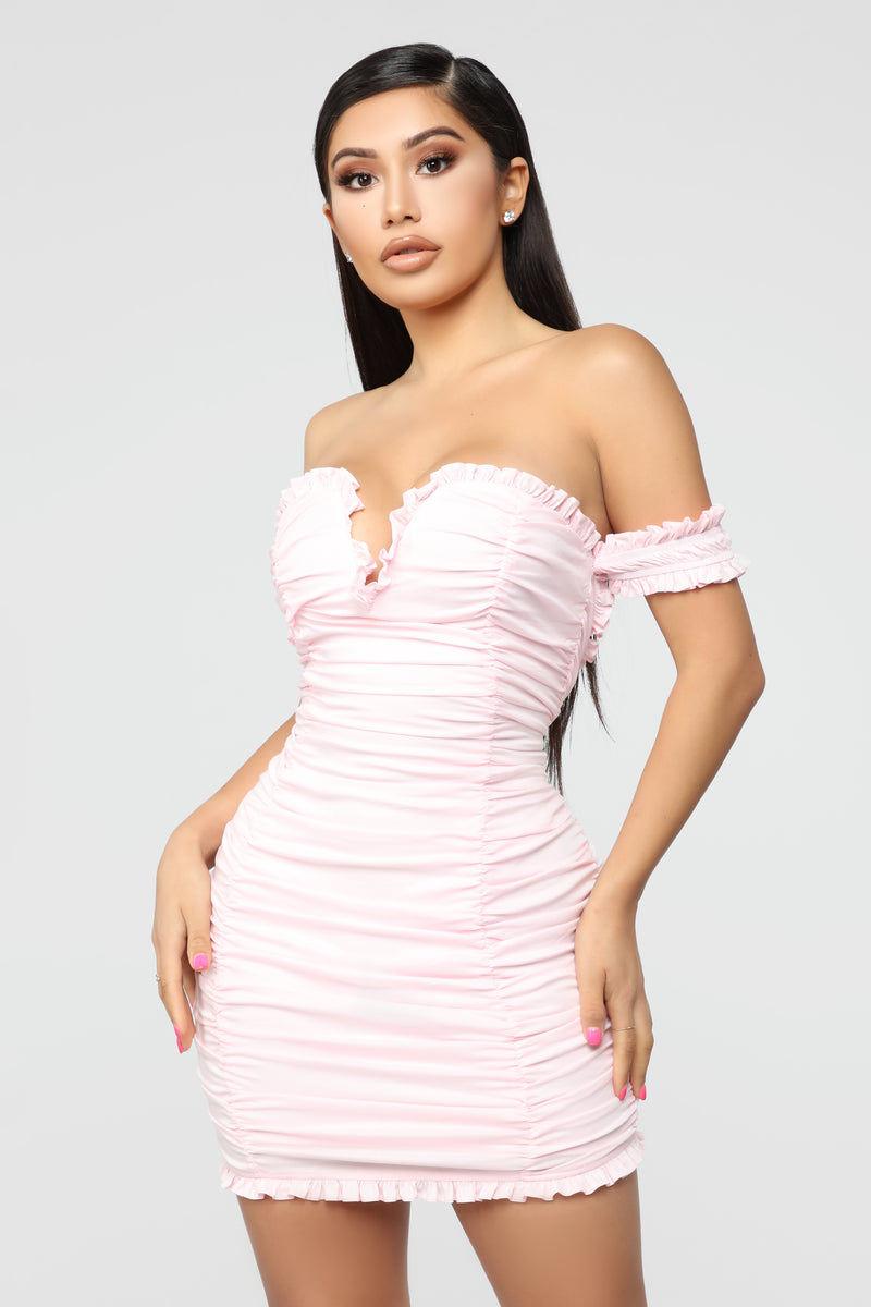 Forever Beauty Mini Dress - Pink, Dresses | Fashion Nova