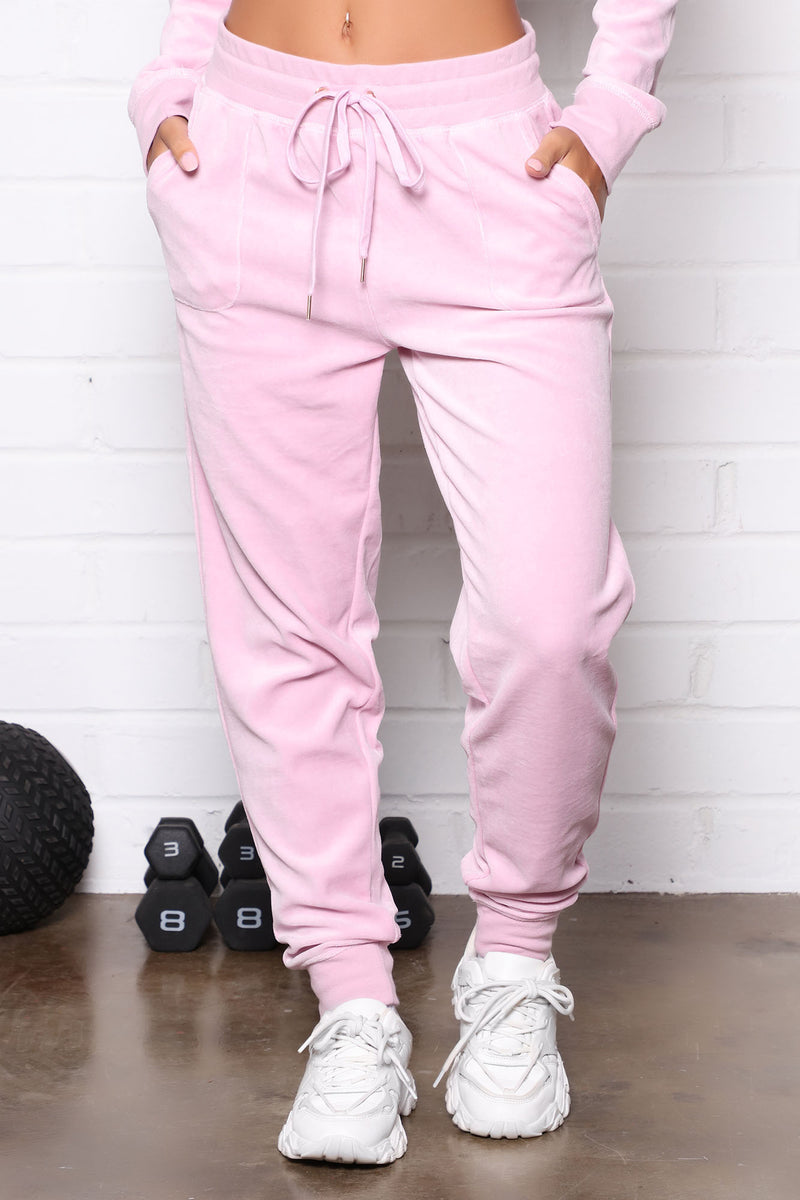 Original Sport Velour Jogger - Blush | Fashion Nova, Nova Sport Bottoms ...