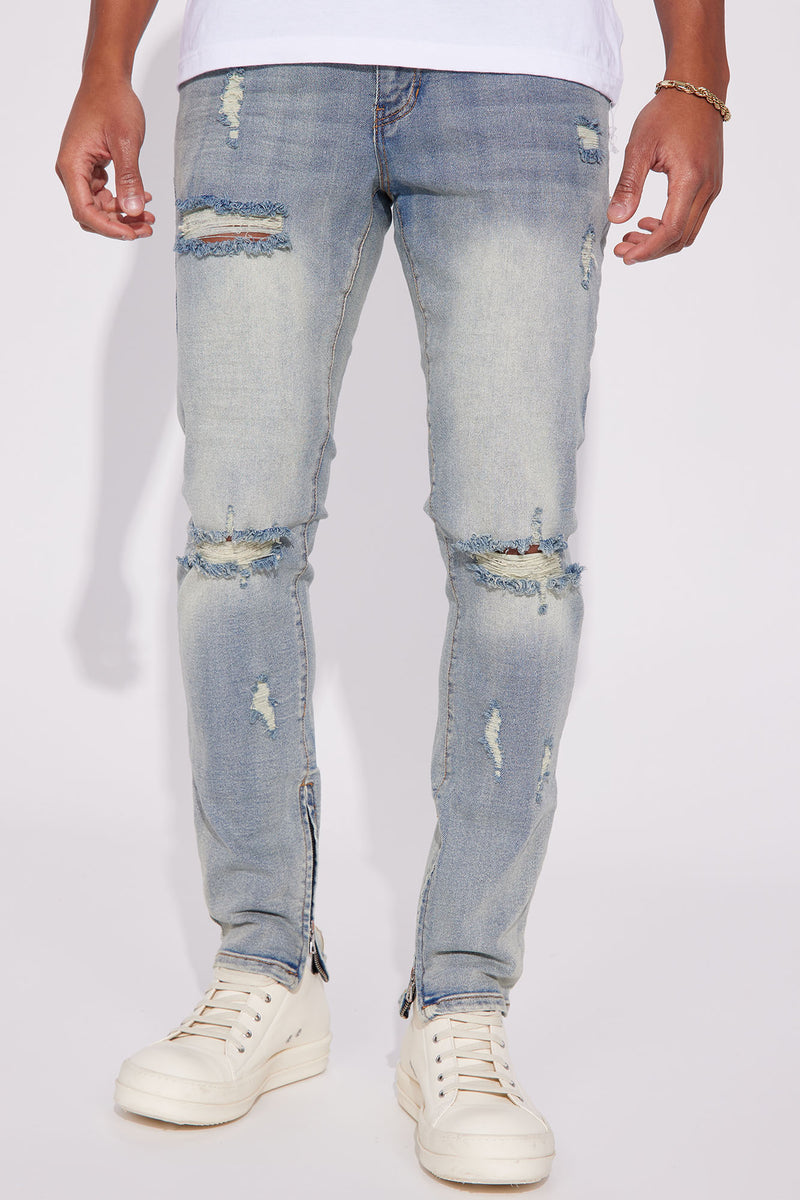 Terren Skinny Jeans - Medium Wash | Fashion Nova, Mens Jeans | Fashion Nova