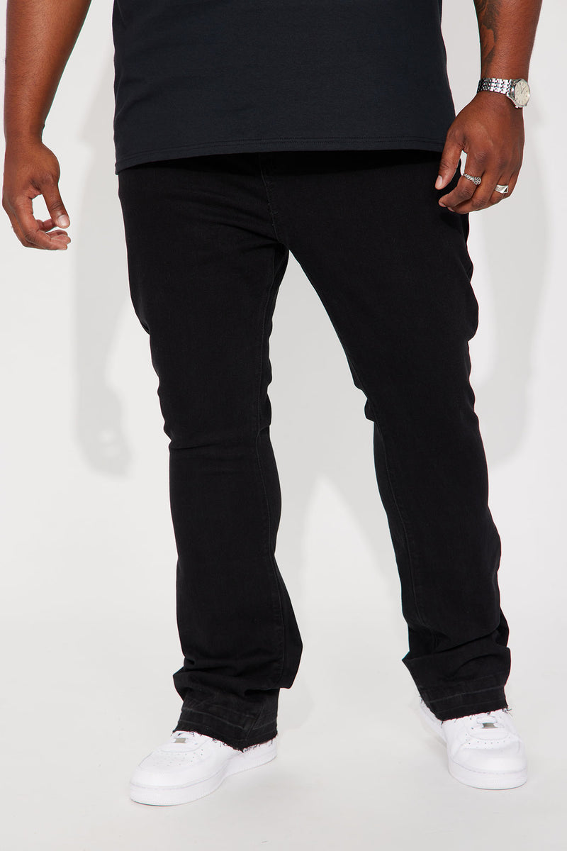 Cornell Stacked Skinny Flare Jeans - Black | Fashion Nova, Mens Jeans ...