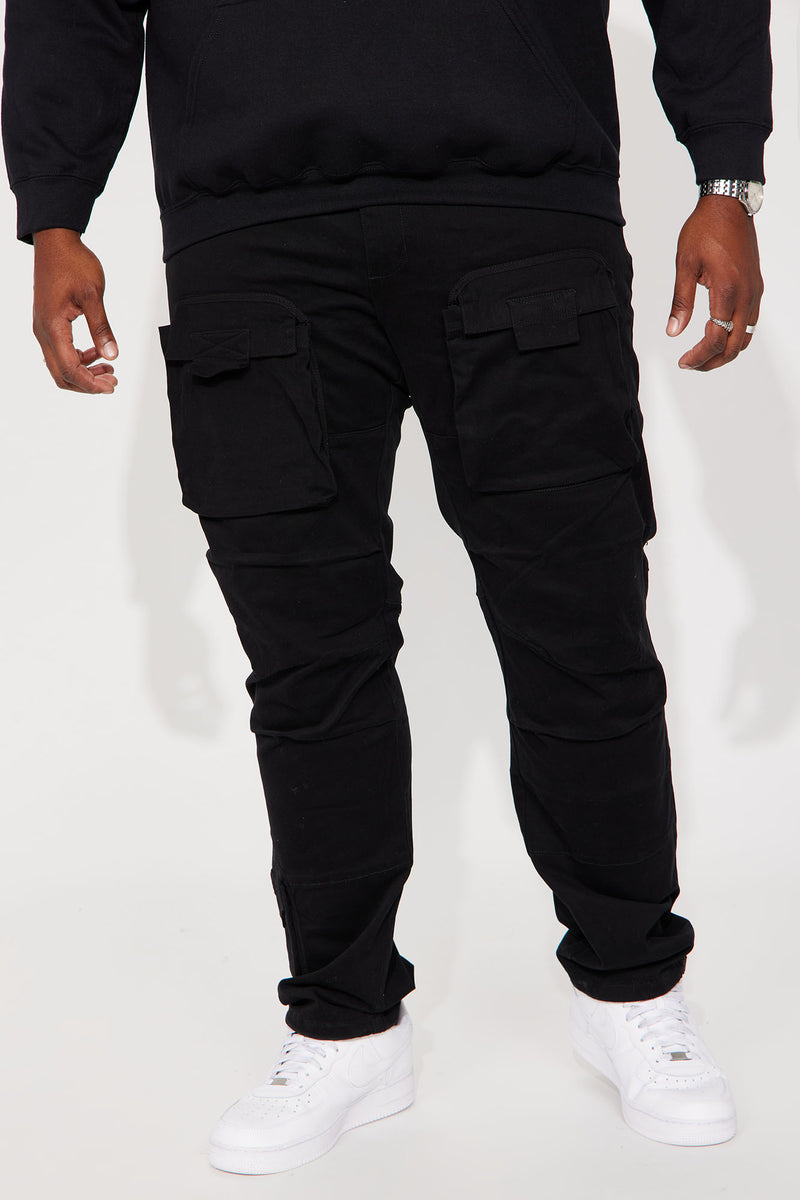 Duality Twill Cargo Pants - Black | Fashion Nova, Mens Pants | Fashion Nova