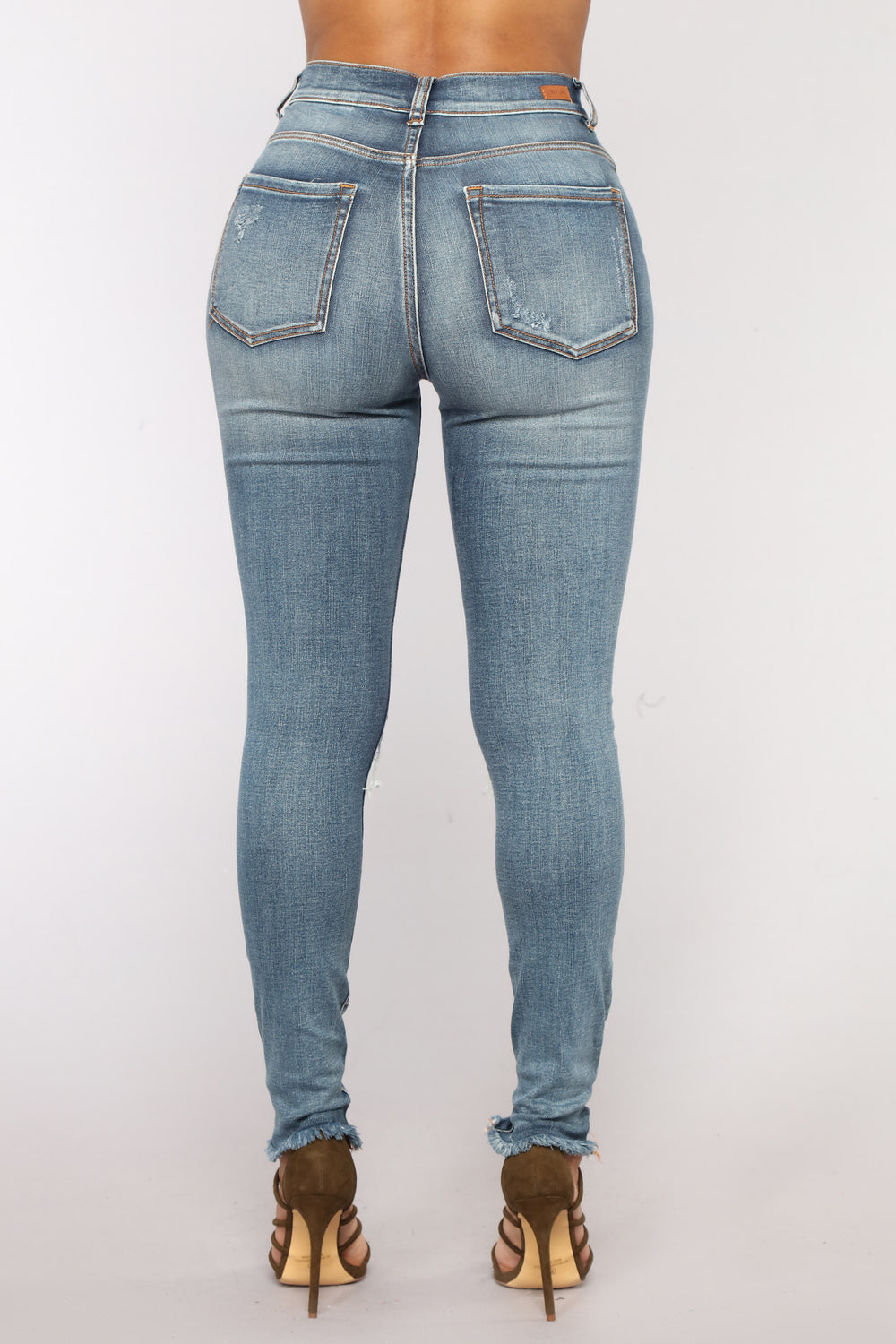 Snapshot Skinny Jeans - Medium Blue Wash