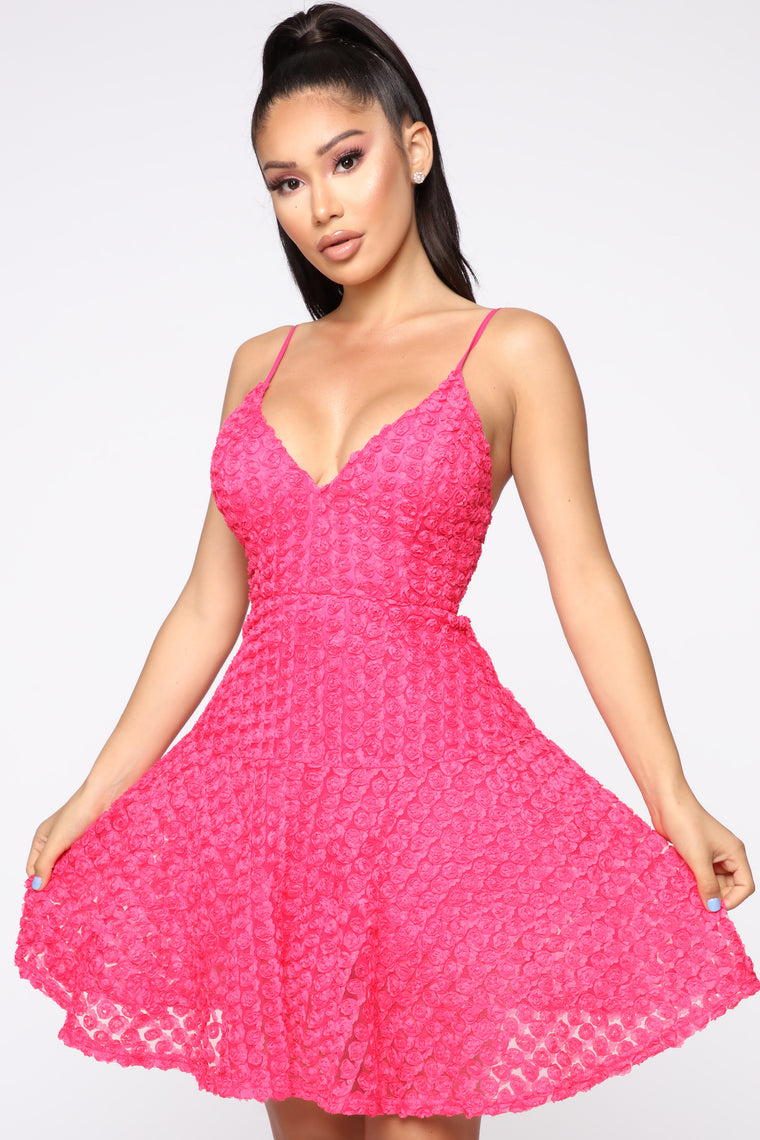 fit and flare dress fashion nova