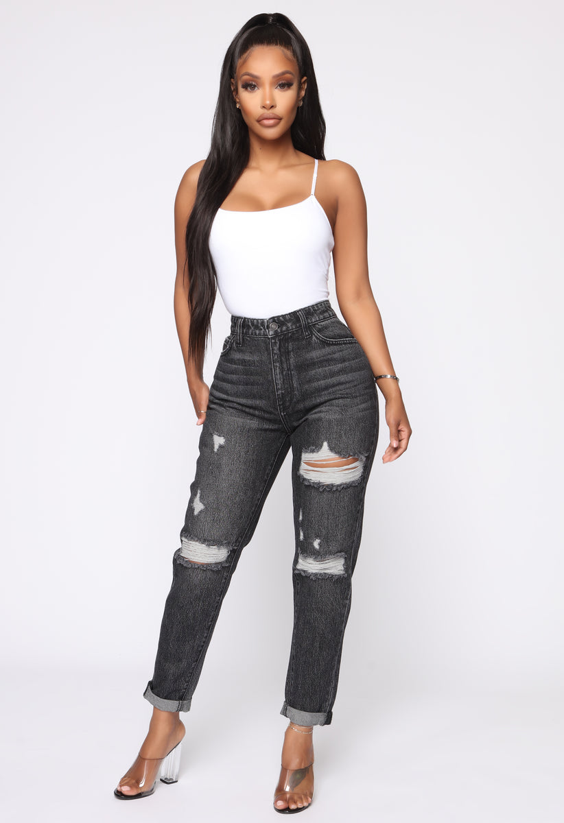 Don't Tell My Boyfriend Jeans - Black, Jeans | Fashion Nova