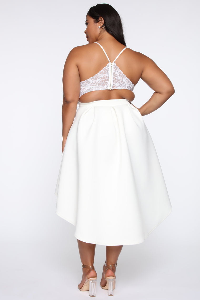 white short dress fashion nova