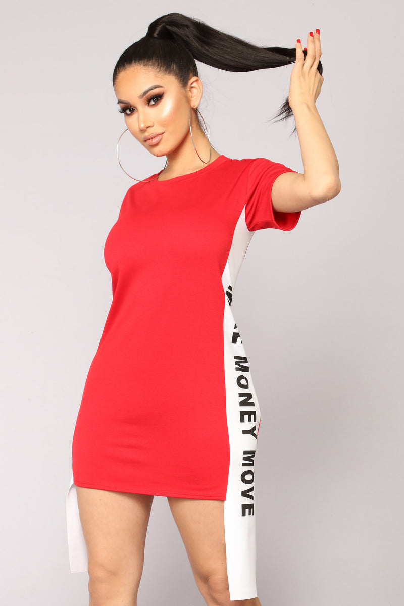 Make Money Move Tunic - Red | Fashion Nova, Dresses | Fashion Nova