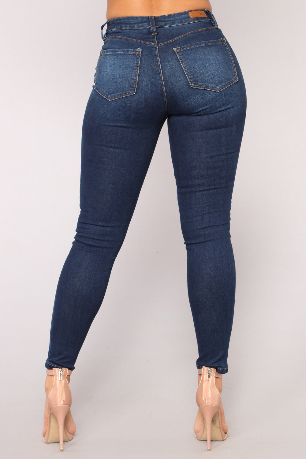  No  Muffin Top Ankle Jeans  Dark Denim 