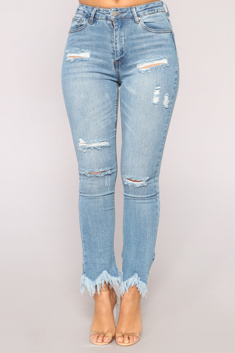 Fringe Affair Flare Jeans - Medium Blue Wash | Fashion Nova, Jeans ...