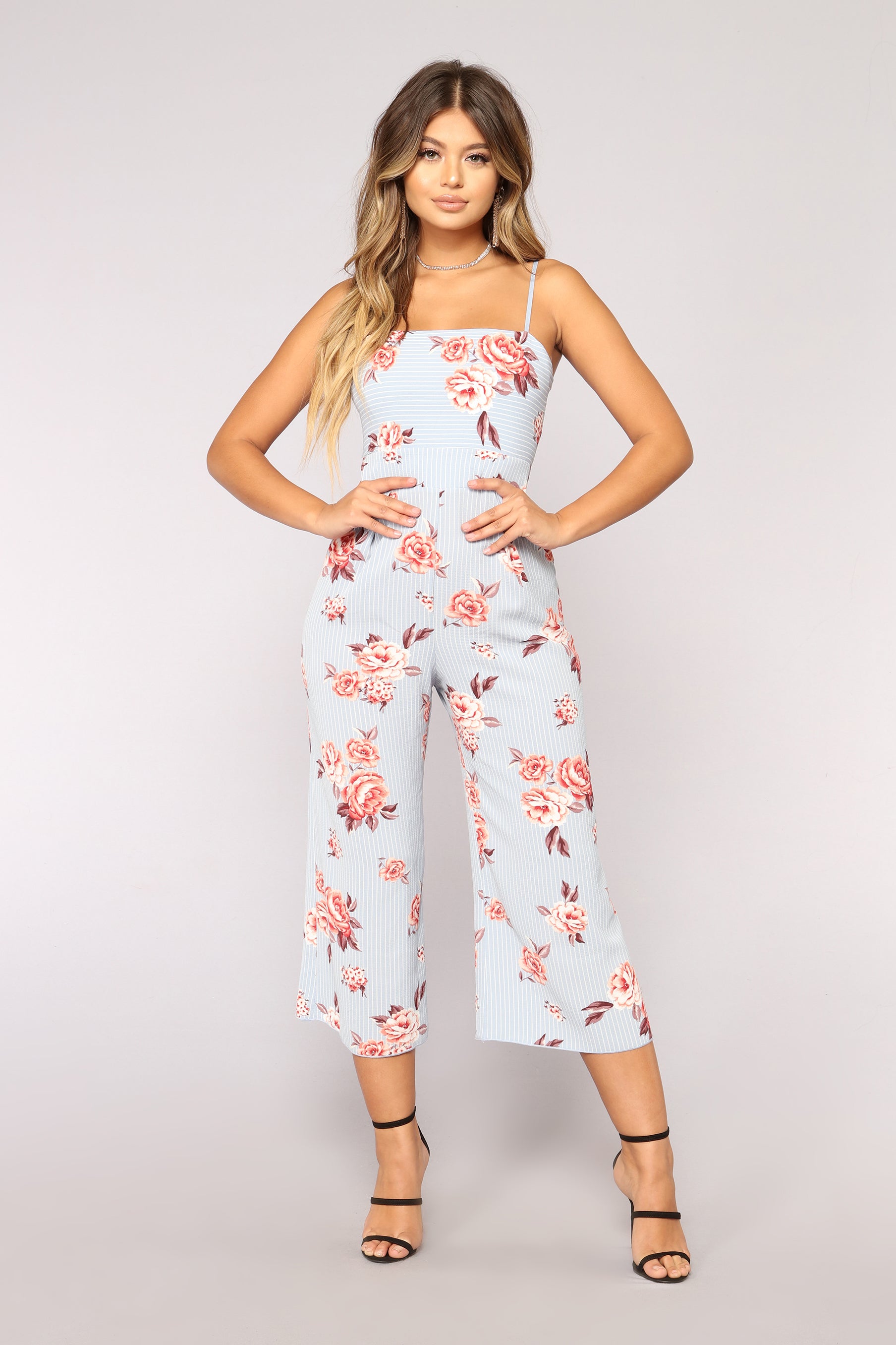 long floral jumpsuit