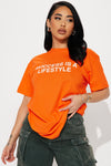 Success Is A Lifestyle T-Shirt - Orange