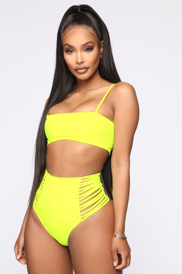 one piece neon swimsuit