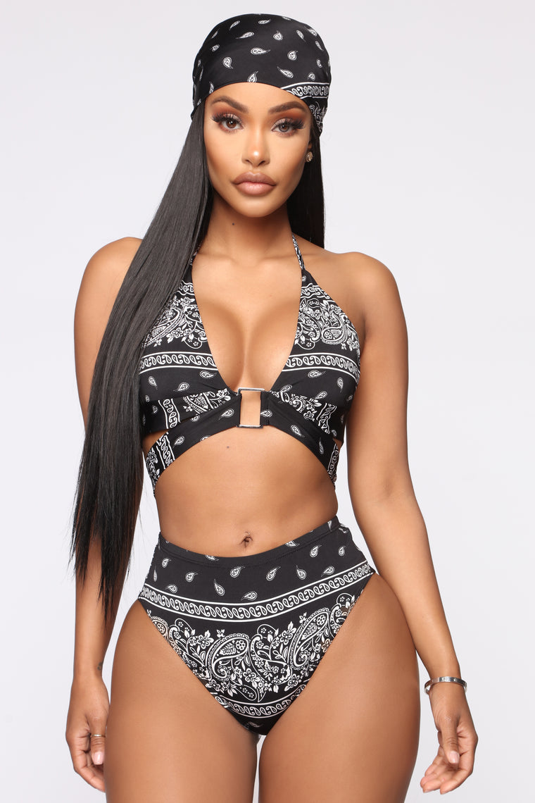 bandana outfit fashion nova