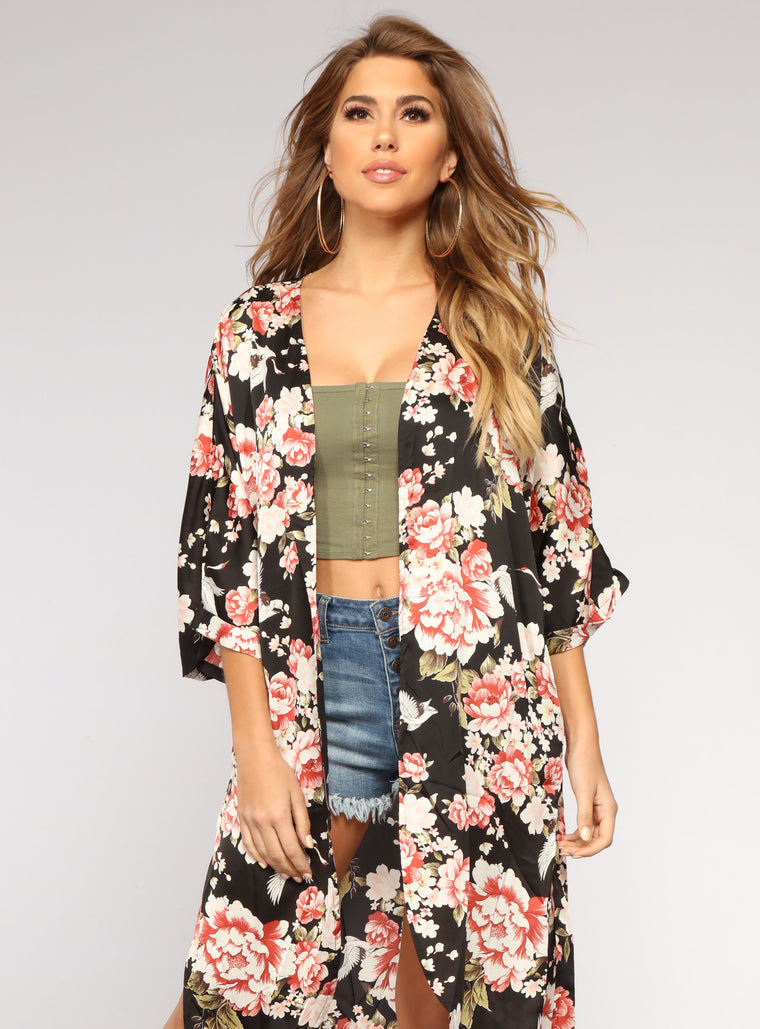 fashion nova kimono dress