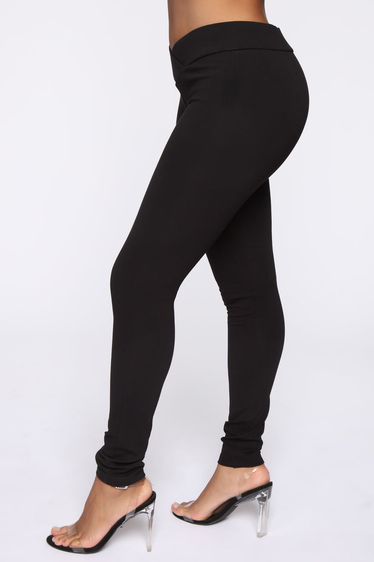 On the Verge Pants - Black, Leggings | Fashion Nova