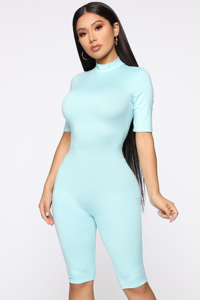 Waylay Jumpsuit - Aqua | Fashion Nova, Rompers | Fashion Nova