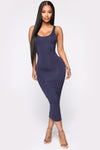 Your Needs Met Dress - Navy