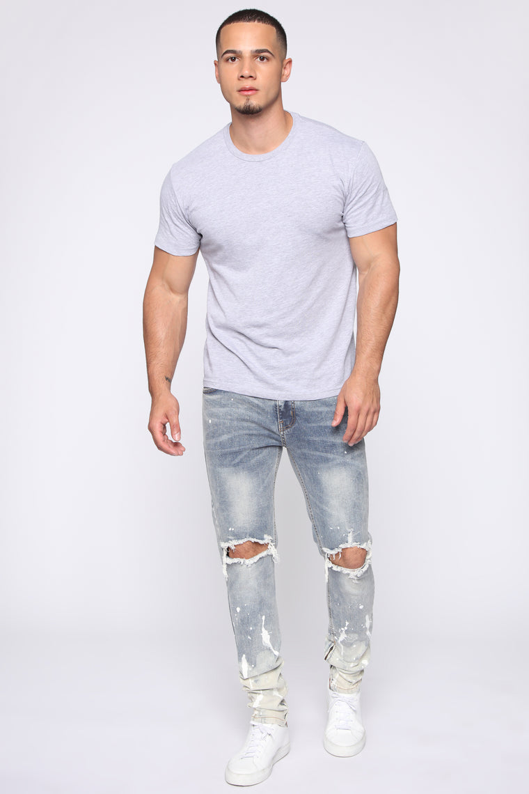 light skinny jeans mens